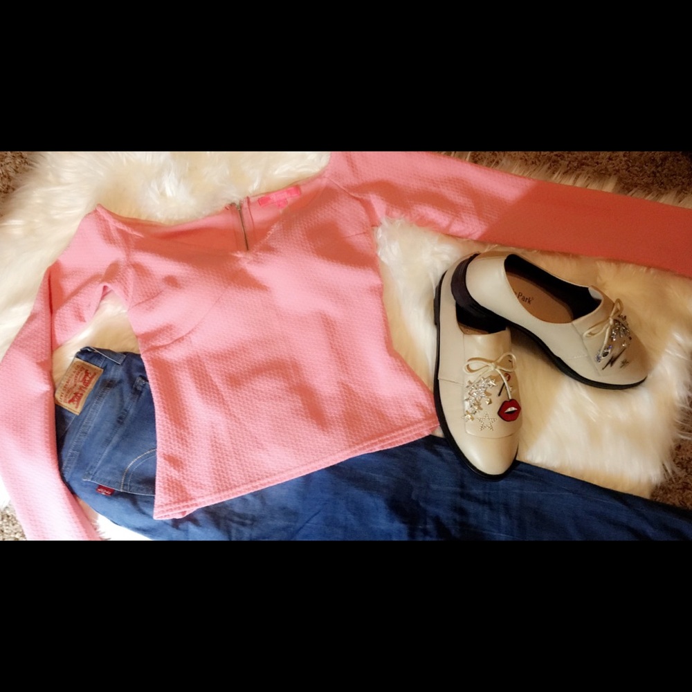 Pink long sleeve top 💗